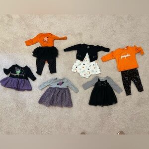 3-6 month old Halloween wardrobe!